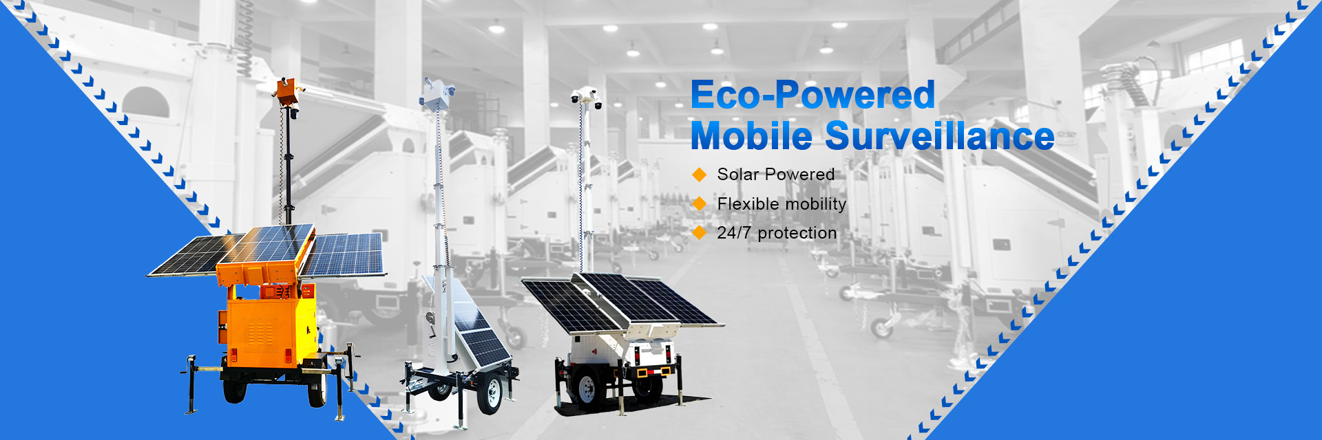 품질 모바일 보안 트레일러 공장