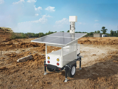 워크샵 설치 태양광 CCTV 트레일러