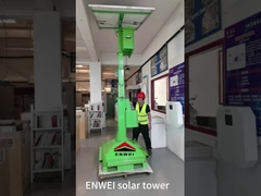 모바일 태양광 CCTV 카메라 가로등 보안 감시 타워 (교통 관리용)