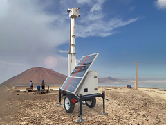 소형 태양광 감시 트레일러