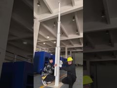 태양광 카메라 트레일러용 텔레스코픽 마스트