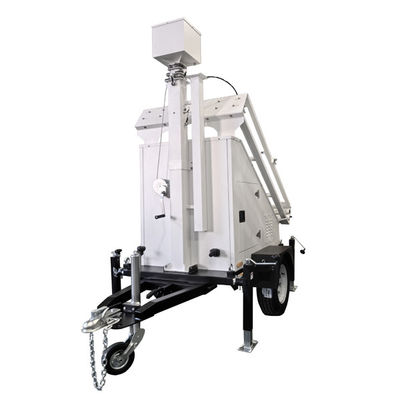 OEM ODM 태양광 모바일 트레일러 태양광 보안 카메라 트레일러