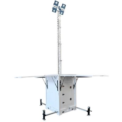 높은 마스트 LED 휴대용 태양광 조명 타워 주차 공간 조명을위한 모바일