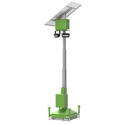 이동 태양광 조명탑 임시 조명탑 2*50W LED 거리 조명용