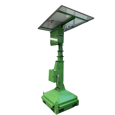 태양전지 휴대용 거리 2 * 50W LED 홍수 조명
