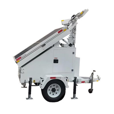 건설 공사 조명용 4*100W LED를 가진 모바일 태양광 조명탑