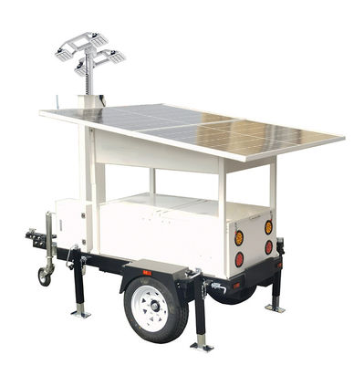휴대용 태양광 조명 트레일러 장착 LED 조명 DC24V 상업 전시 조명