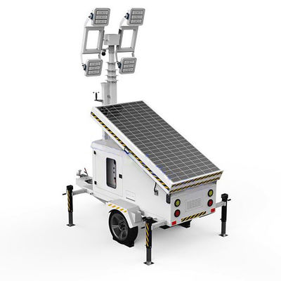 모바일 라이트 타워 태양광 조명 타워 재난 구조 조명용 4*100W LED