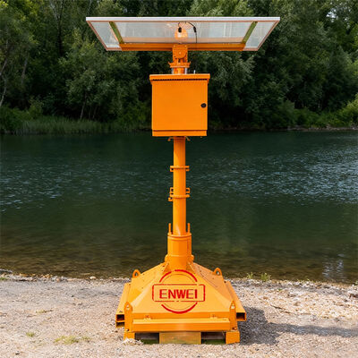 감시 CCTV 시스템과 함께 태양광 조명 타워 야외 건설 공학용 큐브 태양광 타워